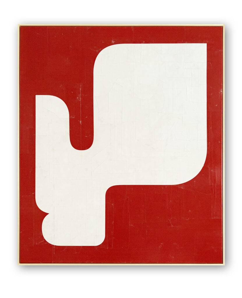 Collage #153, (Wasgau), 2025, 60 x 70 cm´